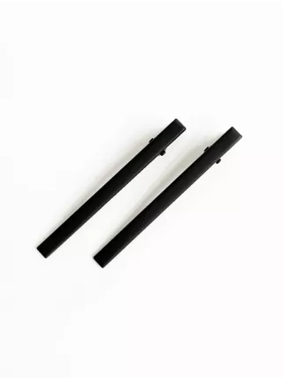Зажим матовий коричневий